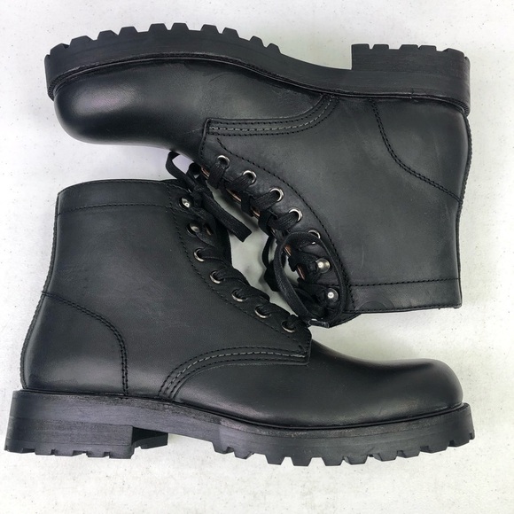 BLOOMINGDALES The Mens Store Leather Lace Up Boots - Picture 2 of 9